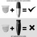 Bevel T Blade Trimmer Attachment for Precision Fading and Outlining - Compatible with Bevel Trimmer - Silver T-Blade for Men - Buy Online on GoSupps.com