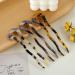French Twist Hair Clip Vintage Celluloid Acetate Large Wavy U-Shaped Hairpin Tortoise For Shell Updo Pin Bun Holder Barrette Styling Accessories Saiki K Hair Pins And Glasses - Buy Online on GoSupps.com