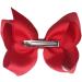2 Pcs Red Ribbon Hair Bow Clips Barrettes - Hair Styling Accessories for Girls & Women - Perfect for Christmas, Wedding, Birthday, Valentine's Day - 6 Inch - Buy Online on GoSupps.com