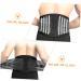 SUPVOX Mens Girdle Belt - Lumbar Support & Waist Protection for Bodybuilding | 2 Pcs - 90x20cm Black - Buy Online on GoSupps.com
