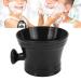 Multipurpose Shaving Soap Dish - Non-Slip Bowl for Home Travel & Barber Shops - Black - Buy Online on GoSupps.com