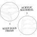 STOBAZA Eggs Refrigerator Egg Container Egg Holder Fridge Acrylic Bin Organizer Egg Rack Egg Tray Trash Can - Buy Online on GoSupps.com