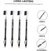 DOITOOL 4pcs Two-in-one Eyebrow Pencil Eyebrow Pen Liner Filler Brow Pencils Make up Pull Wire Miss - Buy Online on GoSupps.com