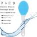 Qkiss Electric Silicone Body Brush - Long Handle Shower Wash Massager (Blue) - Best for Exfoliation & Relaxation | International Shipping - Buy Online on GoSupps.com