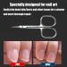 Cuticle Scissors Stainless Steel Small Manicure Scissors Nail Scissors for Women Professional Nail Scissors for Trimming Eyebrows Nose Hair Finger & Toe Nail Care - Buy Online on GoSupps.com
