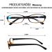COJWIS 6 Pack Blue Light Filter Reading Glasses for Men & Women - UV Protection Spring Hinge 1.25x 6 Colors - Buy Online on GoSupps.com