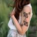 Minkissy Flower Tattoo Stencil Kit - 16 Sheets Temporary Body Art Templates for Women's Home Parties - Buy Online on GoSupps.com
