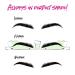 Andmetics Eyebrow Wax Strips for Women | Perfect Natural Eyebrow Shape | No More Plucking | Eyebrow Template for Coloring - Buy Online on GoSupps.com