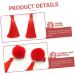 FRCOLOR 6 Pairs Tassel Hair Ball Hair Clip Pompom Tassel Hair Barrettes Kid Hair Accessories Hair Clips Metal Hair Barrettes Artificial Fur Flower Head The Flowers Girl Child Red - Buy Online on GoSupps.com