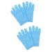 Beavorty 2 Pairs Night Moisturizing Gloves Sleeping Gloves moisturizing Gloves Overnight Lotion Gloves Enhancing Dry Hand Gloves Hand mask Gloves Womens glives Dry Hands Miss Soft Cosmetic