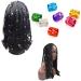 350 Pcs Dreadlocks Metal Hair Cuffs - 7 Colors Adjustable Braid Accessories for Stunning Hairstyles - Buy Online on GoSupps.com