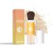 Poudre Fixatrice De Protection Solaire Poudre Libre Pour Le Visage Au Fini Min ral Mat Sunscreen Powder SPF 35 Translucide L g re Contr le De L'huile