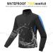 Wantdo Men's Winter Cycling Thermal Jacket - Windproof & Waterproof Fleece Windbreaker - Reflective - Large - Blue - Buy Online on GoSupps.com
