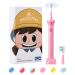 Kids Electric Toothbrushes Girls proalpha Rechargeable Electric Toothbrush for Kids Age 3-12, 2 Mintues Timer Kid Sonic Toothbrush with 2 Reminder Brush Heads, IPX7 Waterproof, Pink