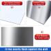 Stainless Steel Sheet Metal for Crafting - 2 Pcs 12 x 6 x 0.018 Inch - Buy Online on GoSupps.com