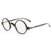 Eyekepper Anti UV Round Reading Glasses Vintage Professor Oval Readers (Black +1.50)