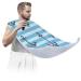 Blue Striped Anchor Beard Bib Apron Beard Hair Catcher for Men Shaving Fathers Day Anniversary Christmas Gifts for Dad Husband Beard Bib with 2 Suction Cups