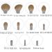 Makeup Brush Make Up Brushs Set 11-pieces Make-up Tools Soft Lightweight Portable Professionals Lips Foundation Brushes - Buy Online on GoSupps.com