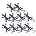 Namoarly 10st Halloween-Simulation Gecko Gifts Toys Party Requisites Halloween-Gecko Creepy Halloween Requisite Mini-Gecko Model Simulated Gecko Model Decorations Animal Black 2.8x5.5cm