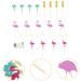TOPBATHY 100 Pcs Flamingo Card Window Decals for Vehicles Fruit Decor Cake Decor Cake Insert Topper Luau Cupcake Toppers Summer Decor Cupcake Cups Food Decor Cupcakes Pineapple Paper Hawaii - Buy Online on GoSupps.com