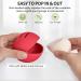 Fauxomor Makeup Sponge Holder - Breathable Silicone Beauty Blender Travel Bag - Frost-Proof Portable Tool for All Sizes - Red (1 Pack) - Buy Online on GoSupps.com