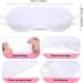 20 Pieces White Eye Masks Soft Sleep Masks Sublimation Coverings Sleep Shade Blindfold Eye Covering Color Your Own Eye Covering with 8 Pieces Fabric Marker Pens for Travel Game Sleepover Party Supply 28 - Buy Online on GoSupps.com