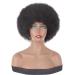 XTrend 8-Inch Short Afro Curly Wig - Heat-Resistant Synthetic Black Fluffy Hair for Black Women | 1B Color - Buy Online on GoSupps.com