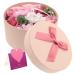 Ipetboom 1 Box Preserved Flower Decoration Christmas Decorations Artificial Wedding Bouquet Scented Carnation Flower Mom Gifts Wedding Decoration Soap Flower Soap Rose 16.2X16.2X8.2CM Pink1