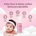 Moisturizing Face & Body Lotion for Babies & Toddlers - 3.5 fl oz | Gentle Hydration for Sensitive Skin - Buy Online on GoSupps.com