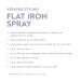 KERASILK Flat Iron Spray | Speeds Up & Eases Hot Iron Styling | Smooths Hair & Flyaways | Creates Sleek Hair Full of Shine | Humidity Protection | With Heat Protection | 75ml - Buy Online on GoSupps.com