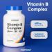 Nutricost High Potency Vitamin B Complex 462mg 120 Capsules - with Vitamin C - Energy Complex 120 Count (Pack of 1) - Buy Online on GoSupps.com