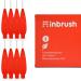 Inbrush Premium Interdental Brushes ISO Size 2 (0.5mm) - 8-Pack for Medium Gaps - Practical Display - Red - Buy Online on GoSupps.com