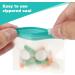 24Pcs Zippered Pill Pouch Bags - Reusable Medicine Organizer for Travel | Slide Lock Self-Sealing Bags for Pills & Vitamins (Green 2.95x2.95 inch - Buy Online on GoSupps.com