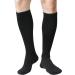 MD 6 Pairs Compression Socks 8-15mmHg for Women & Men Knee High Cushion Socks 9-11 Black (6 Pairs) - Buy Online on GoSupps.com