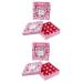 minkissy 2 Boxes Rose Soap Rose Petals Scented Soap Women Christmas Wedding Petals Christmas Shower Soap Artificial Essential Oil Soap Mother
