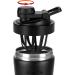 Rocky & Chao 900 ml Stainless Steel Protein Shaker | Black Sports Bottle for Protein Diet & Fitness Shakes - Buy Online on GoSupps.com