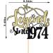 WRACKKIAR Legend Since 1974 Cake Topper Cheer 50th Cake Topper Happy 50th Birthday Cake Topper Funny 50 and Fabulous Decoration (1974) - Buy Online on GoSupps.com