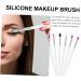 Hemoton 18 Pcs Eye Shadow Brush Cream Eyeshadow Lip Brush Eyeshadow Brush Kit Transparent Plastic Handle - Buy Online on GoSupps.com