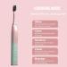 Sonic Electric Toothbrush for Adults | Rechargeable with 6 Brush Heads & Travel Case | 5 Cleaning Modes & Smart Timer | IPX7 Waterproof | 45000VPM Oral Cleaning | Pink - Buy Online on GoSupps.com
