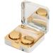 Nfegsiya Quadratic Contact Lens Container - Marble Surface Mirror Box for Travel - Eye Soak Holder (White) - Buy Online on GoSupps.com