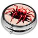 Buy Cute Little Red Spider Round Pill Box - 3 Compartment Travel Organizer for Pills | Portable Travel Pill Box - Buy Online on GoSupps.com
