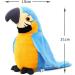 iEasey Cute Talking Parrot Toy - Repeat, Mimicry, Waving Wings - Interactive Electronic Recording Bird Plush Toy - Educational Sensory Toy - Blue - Buy Online on GoSupps.com