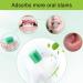 Buy Sterile Oral Sponges - 50 PCS Dental Swabs for Oral Hygiene | Cleaning Mouth Swab & Foam Care - Plum Blossom Cyan - Buy Online on GoSupps.com