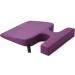 Easy Spa Massage Table Breast Pillow (Bust Sizes: AA, A, B and C), Wedge Cushion, Comfort Bolster Wedge, Prone Pillow (Purple)