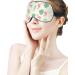 Flamingo and Leaf Sleep Mask for Men and Women - Adjustable Strap Eye Cover for Blocking Light during Night Sleep, Travel, and Naps - Buy Online on GoSupps.com