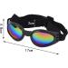 HIXNUG Pet Goggles Adjustable Strap Dog Goggles Wind Dust Fog Protection Eye Wear Goggles for Motorcycle Car Swimming (Black) - Buy Online on GoSupps.com