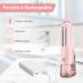 Sejoy Cordless Water Flosser - Portable Oral Irrigator for Travel & Home 270ML IPX7 Waterproof 5 Modes Pink - Buy Online on GoSupps.com