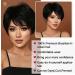 Creamily Pixie Cut Human Hair Wig for Black Women with Bangs - Short Daily Wear Natural Black Hairstyle - Buy Online on GoSupps.com