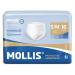 Molli's incontinence Pants adults absorbent diaper pants for men and women breathable disposable pants optimal outlet protection overnight unisex size S/M 16 pieces S/M (16 pieces)