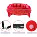 KAKIBLIN Adjustable Toddler Car Seat Head Support Band - Red | Safety Carseat Straps Cover for Neck Relief - Buy Online on GoSupps.com